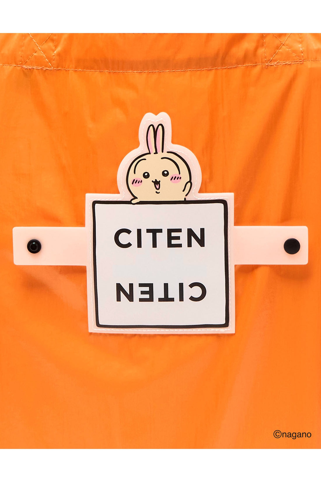 Chiikawa CITEN Kurukuru Snap Tote Bag Orange ONE