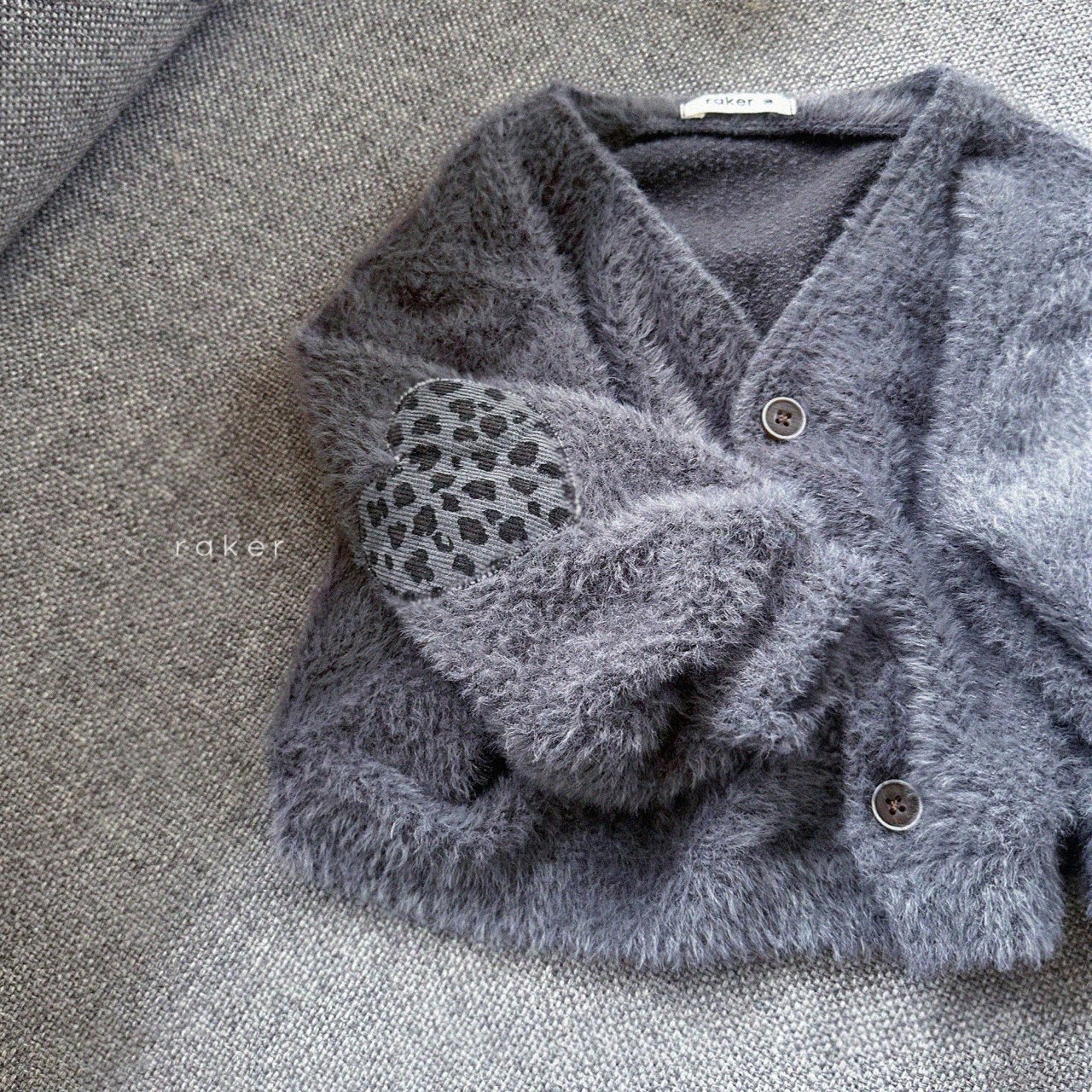 Raker | Leopard Heart Cardigan