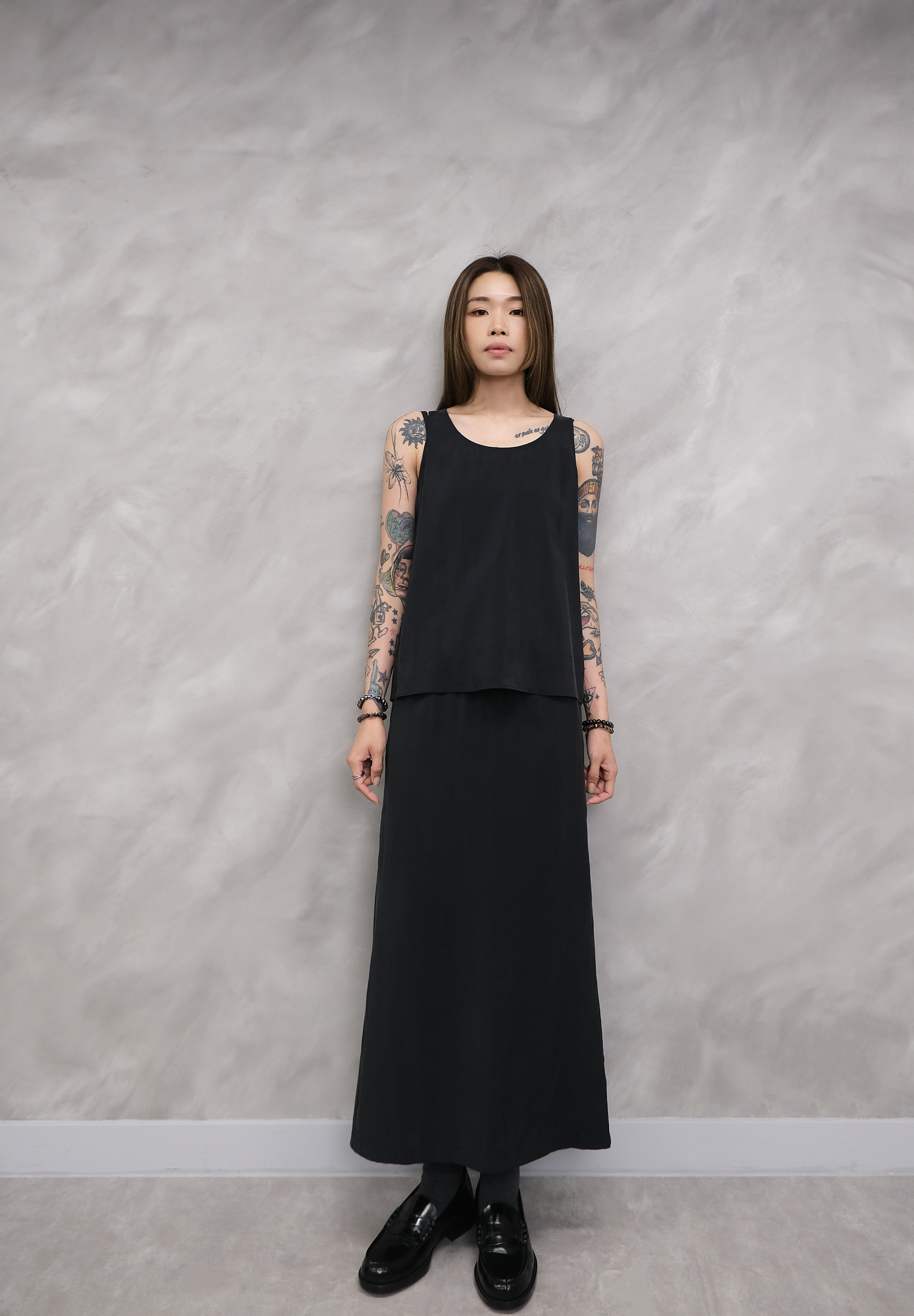 Rayon basic vest #top143
