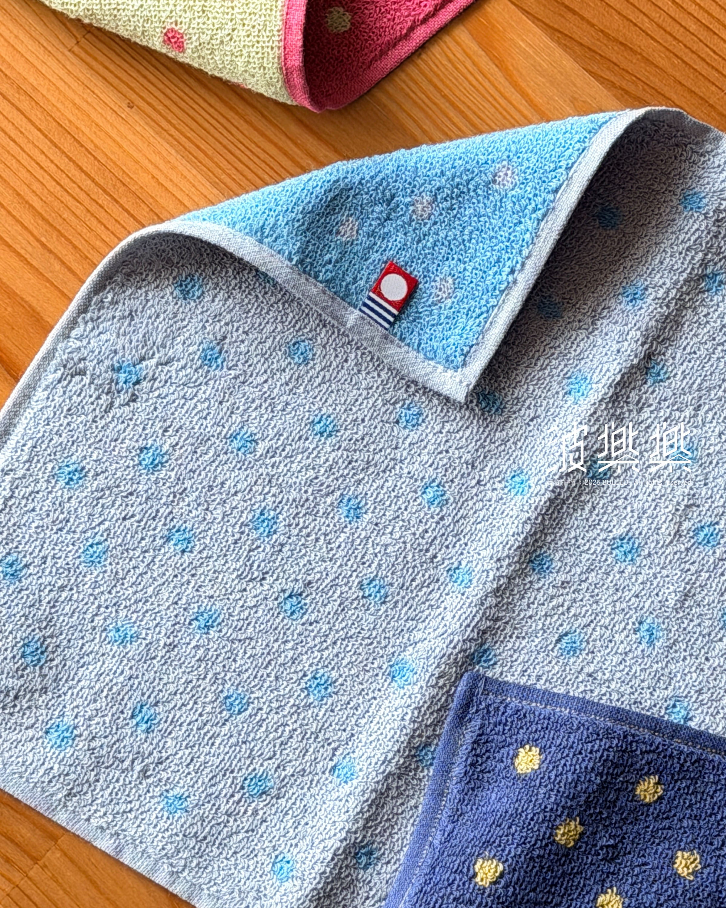 今治(圓點)小方巾 手帕