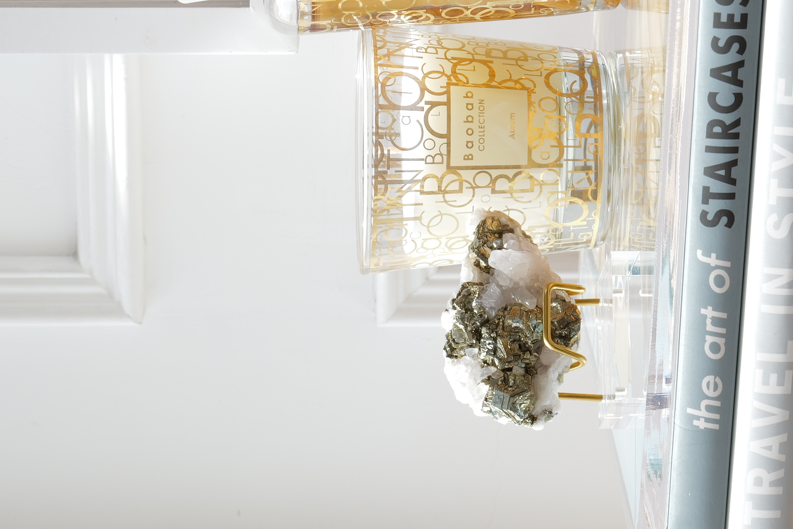   ༒8cm黃鐵礦共生方解石原礦擺件༒ PY.0386C3TG1JT-RB5*3mt