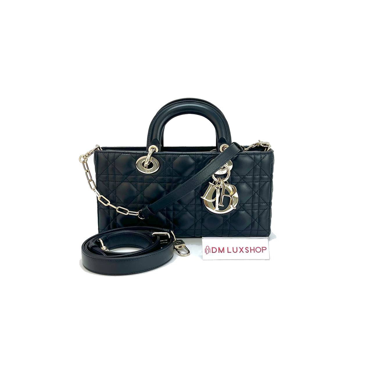 Dior D-Joy Medium Black GHW