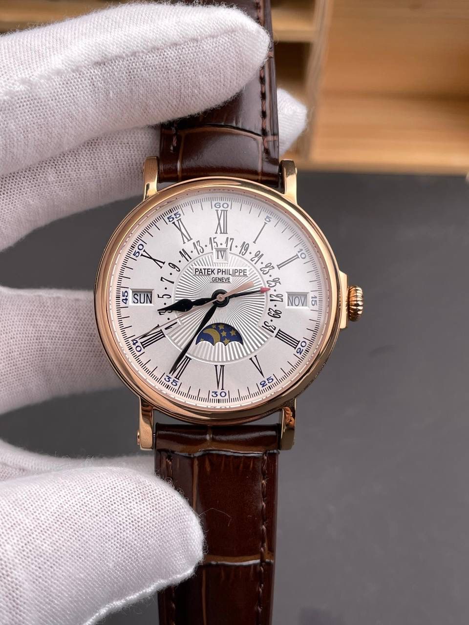 今日推荐🚞V3版 百达翡丽古典超级复杂多功能5159 万年历系列腕表/38mm/9015机😍