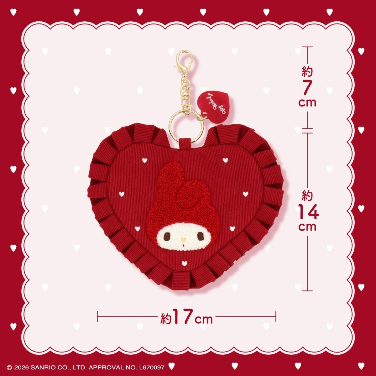 🌸 【預訂】Charm - My Melody Lady Red Series