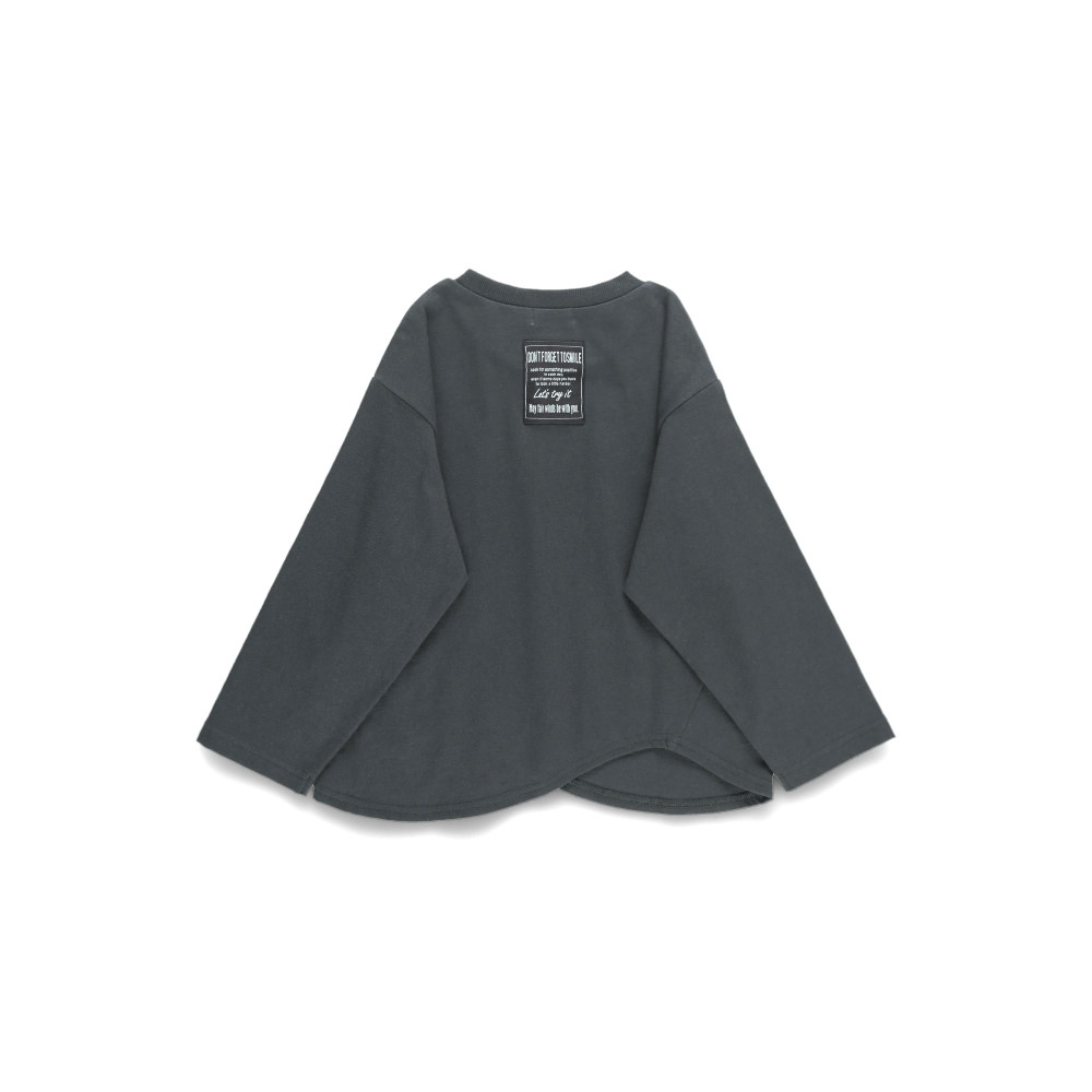 🆕【⭐訂購⭐】 🇯🇵日本直送🌀簡約波浪下擺 薄身長袖標語T恤［3款選］🌀[ELCA-0002][260310]