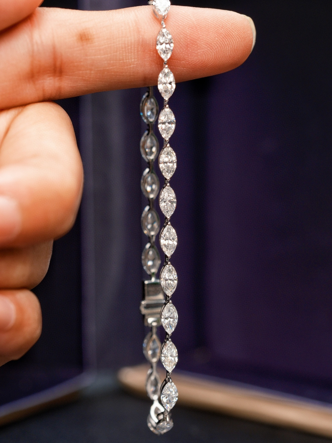 18K 培育鑽石手鏈