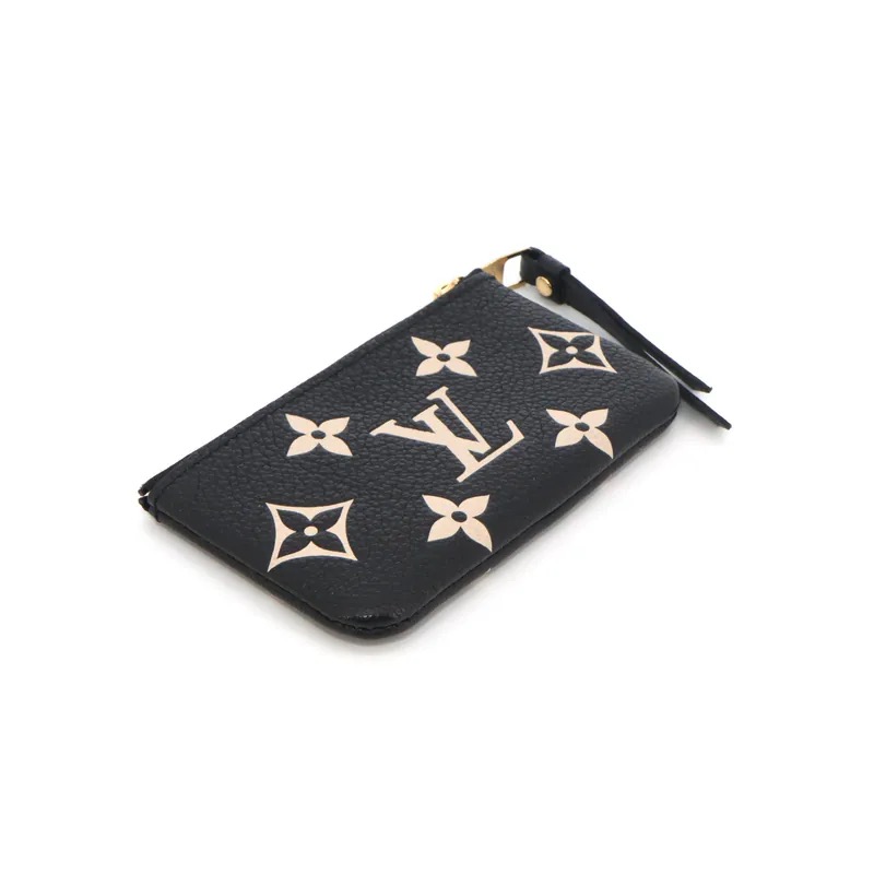Louis Vuitton Empreinte Leather Bicolor Monogram Key Pouch