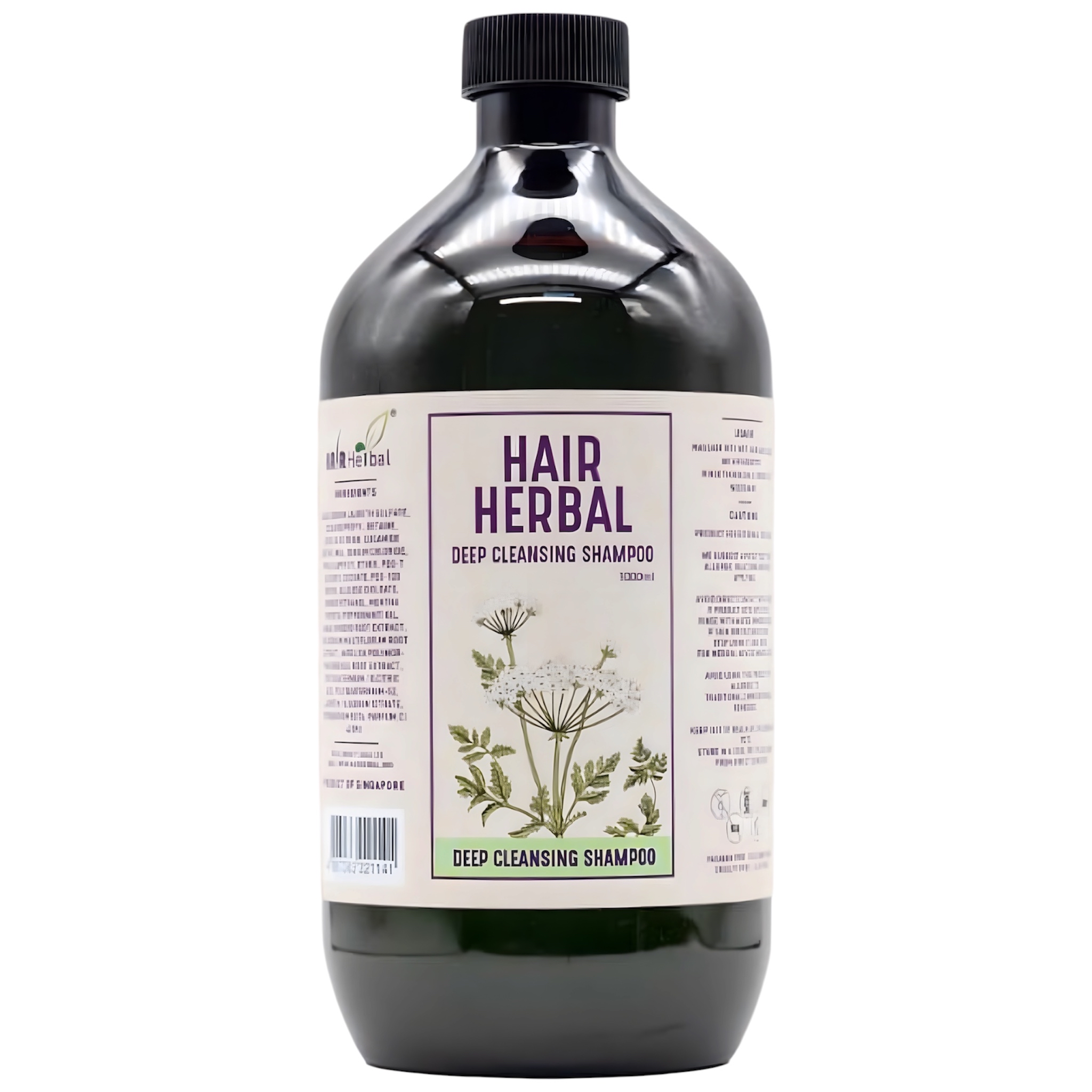 HAIR HERBAL Deep Cleansing Shampoo 深層潔淨防脱髮洗髮水 1000ml （涼感潔淨+防脫） 