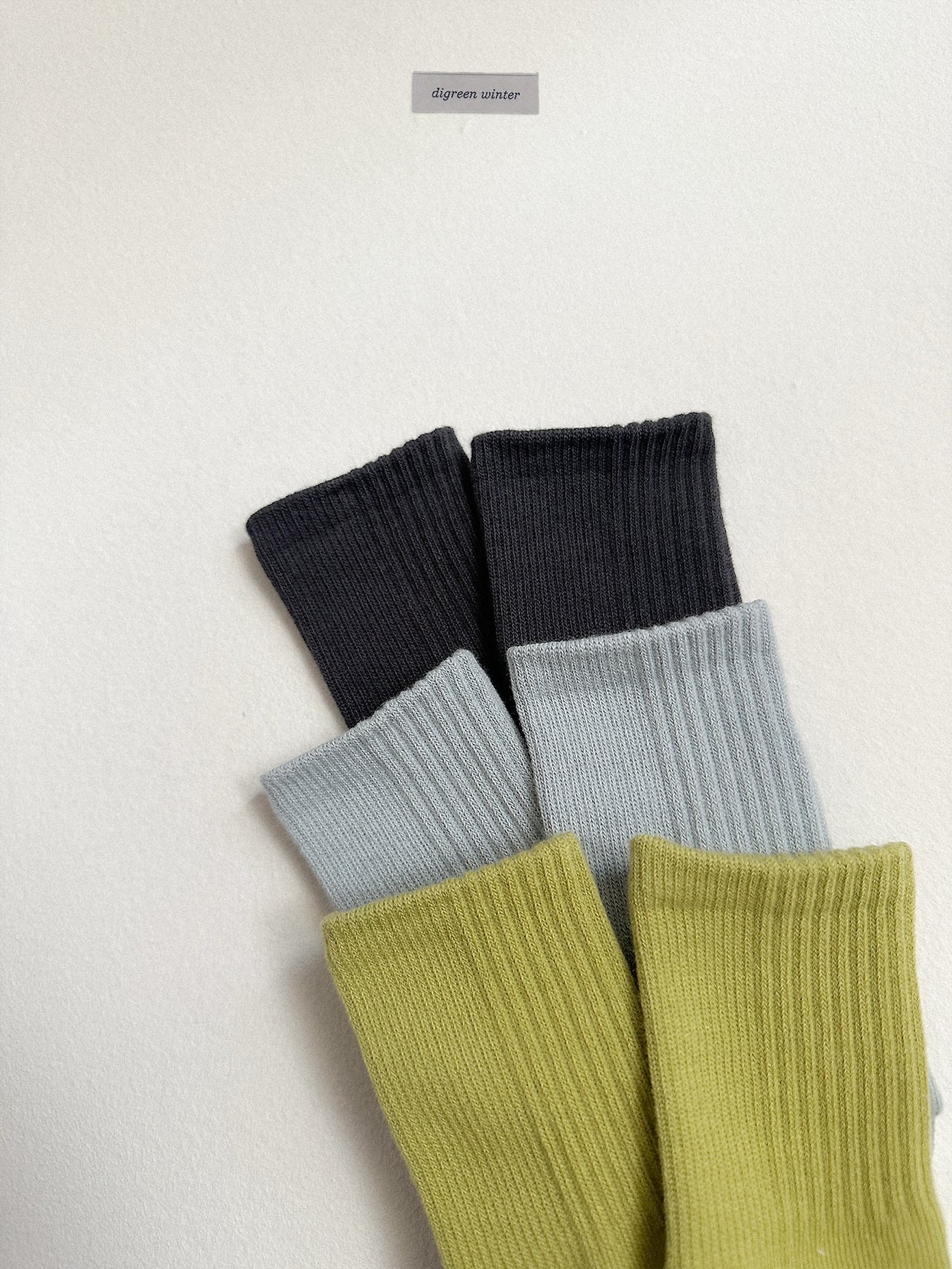 Digreen | Dual Rib Socks set