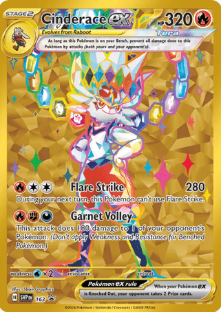 Pokemon TCG Scarlet & Violet Promos - Cinderace EX-163