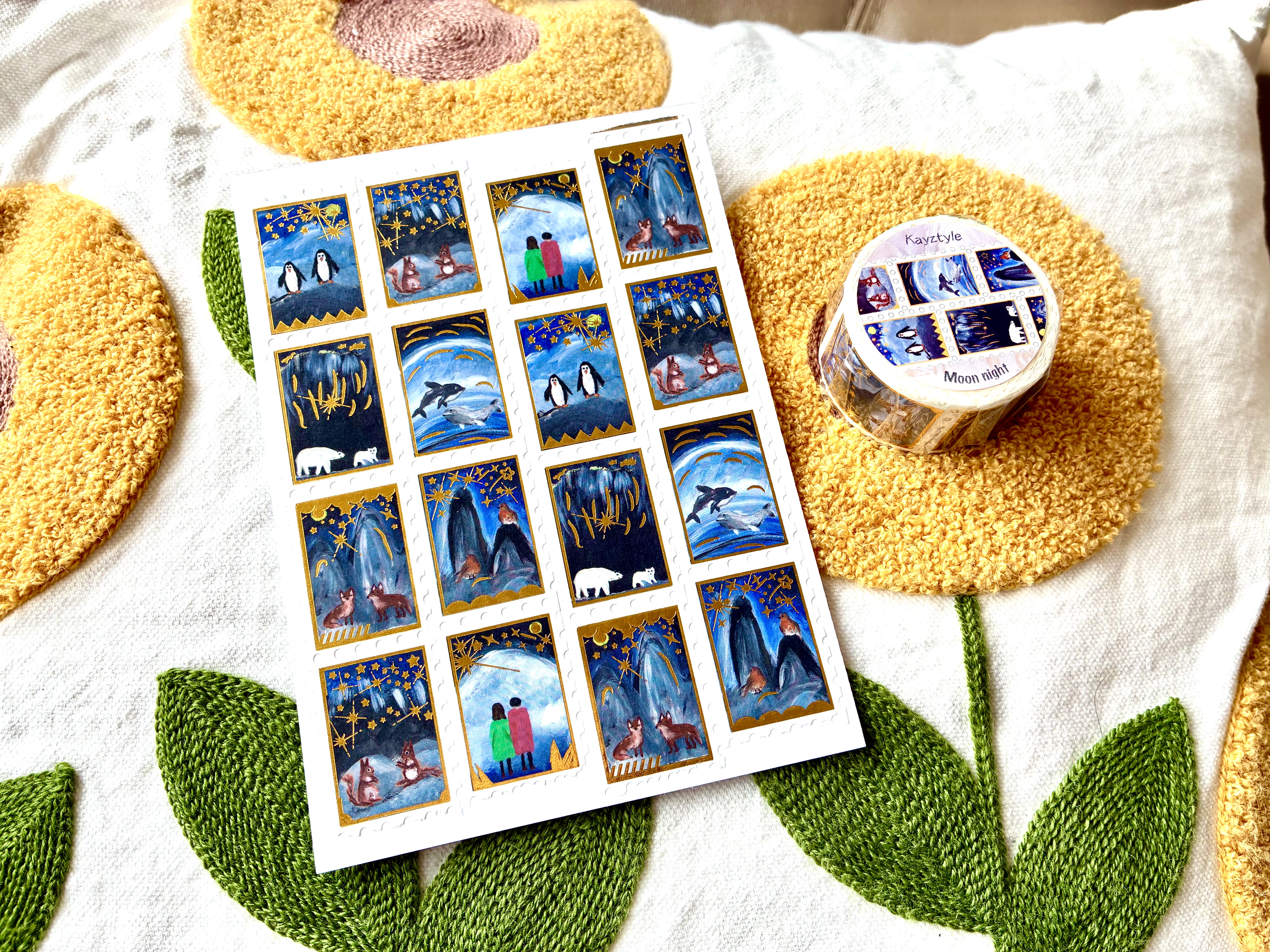 UK Collection 6 @2026 - Kayztyle Volume 21 Washi Tapes（Gold Foil）