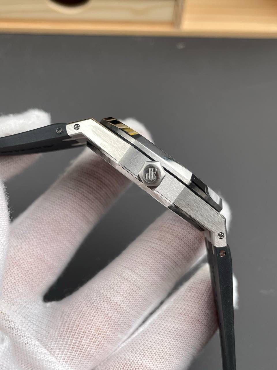 🚀爱彼 皇家橡树15500 黑胶带款/41mm/4302机💯