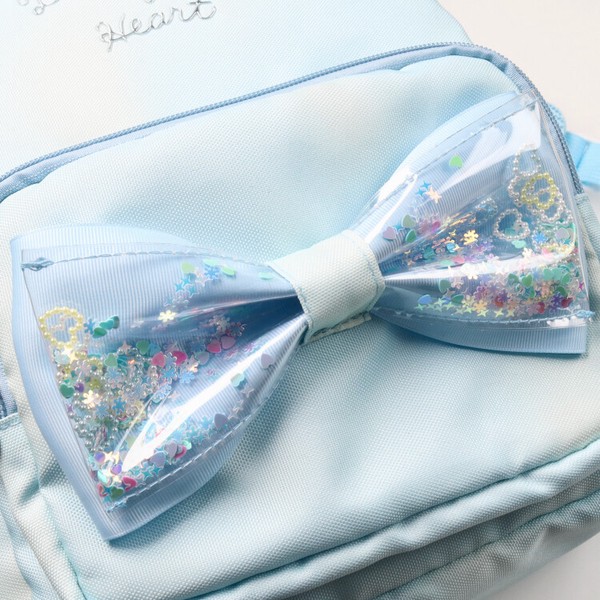 🆕【⭐訂購⭐】 🇯🇵日本直送🌀閃片大蝴蝶結🎀幻彩 撥水加工 兒童背包［2款選］(10L/15L)🌀[ELBD-0065]