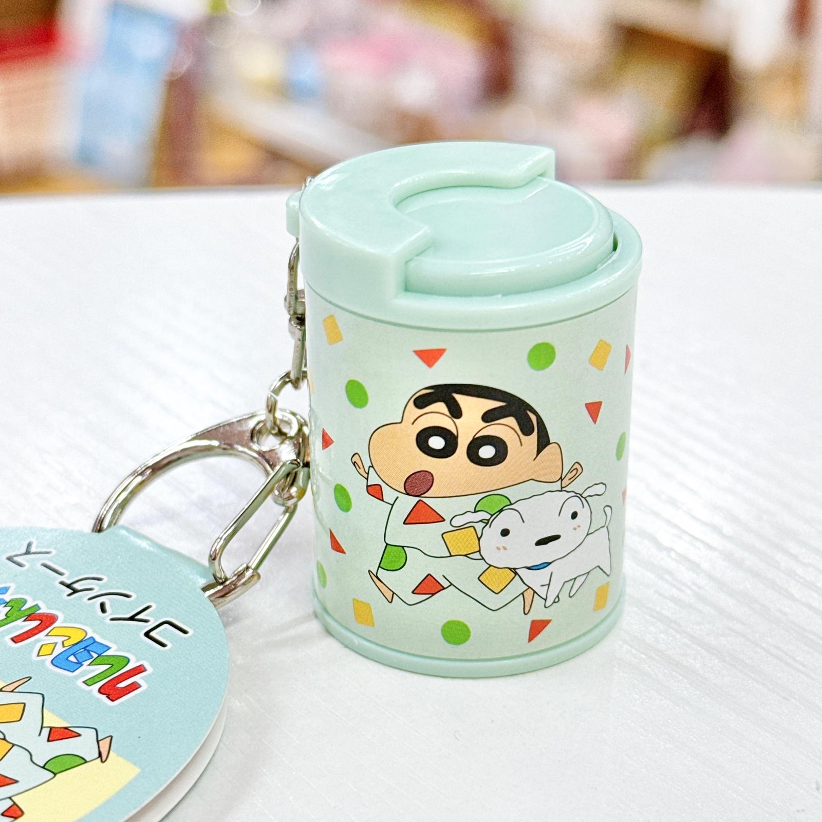 日本直送蠟筆小新錢箱鎖匙扣