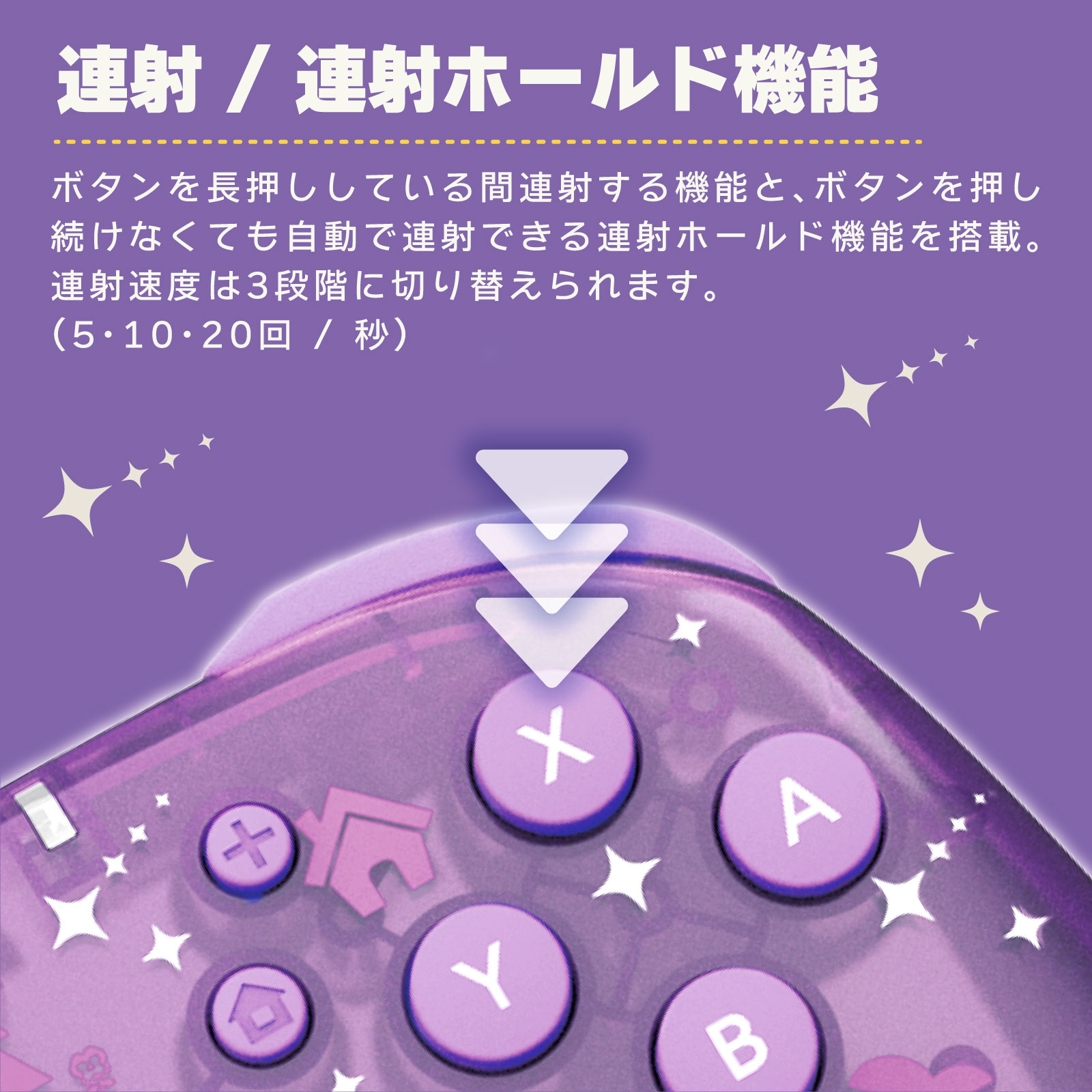 HORI NS2 無線控制器 動物森友會角色系列 傅柯與流星雨 (NSX-193)        HORI NS2  Wireless Controller Animal Crossing Character Series Celeste and the Starry Night (NSX-193)