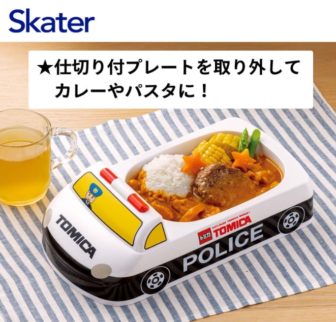 日本直送🇯🇵 Skater Tomica 警車餐盤