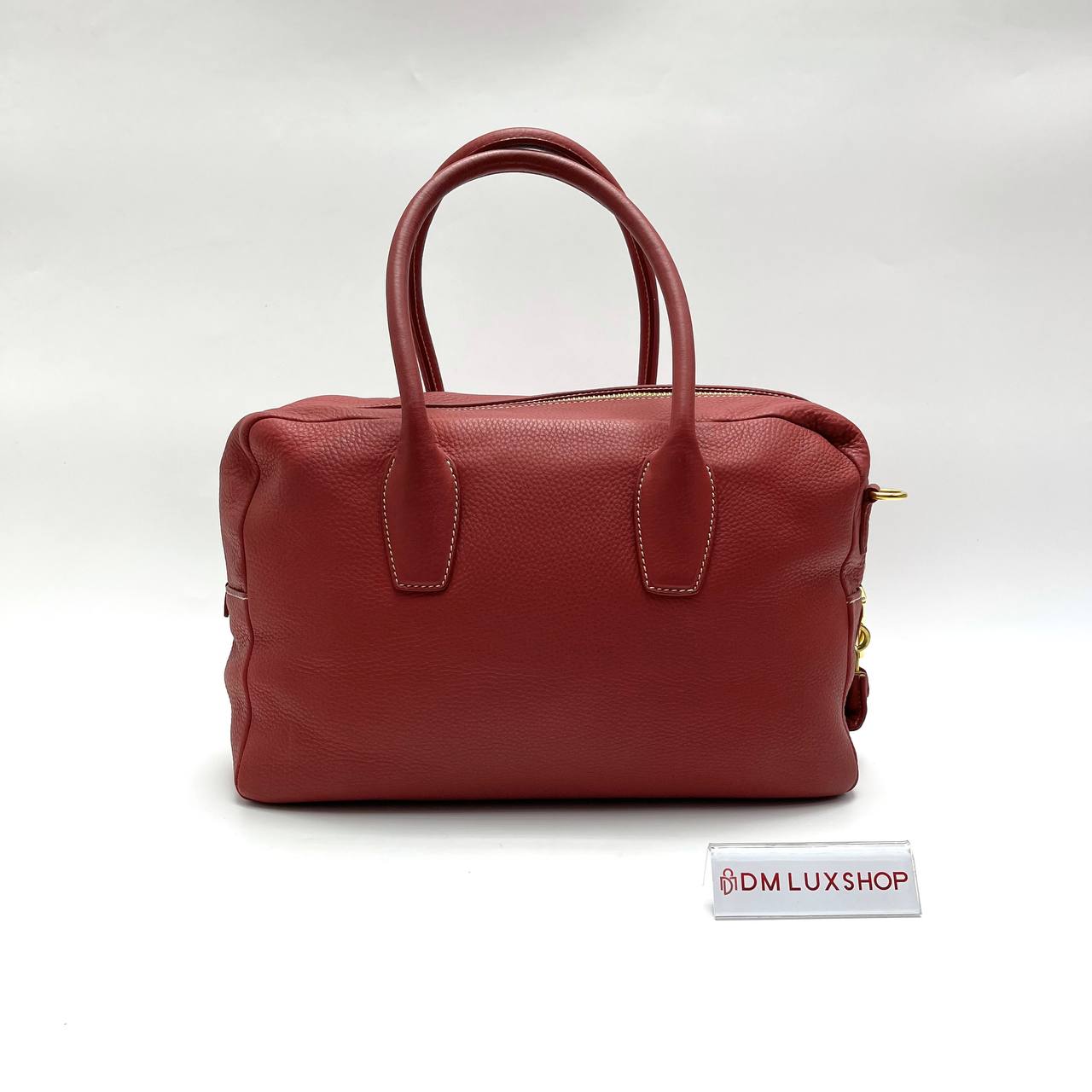 Prada Red Leather Tote