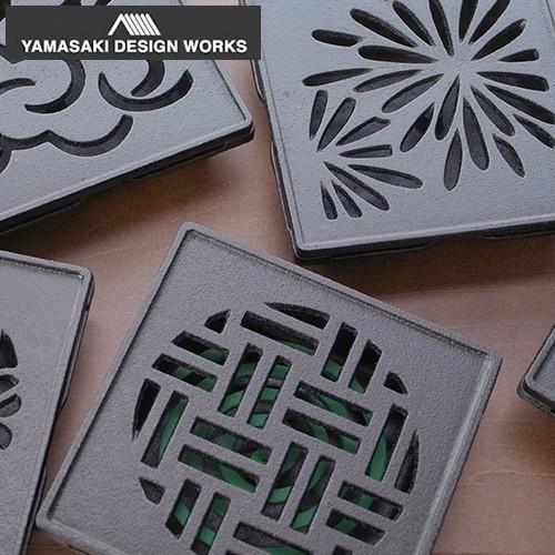 🔥🔥【日本製《YAMASAKI DESIGN WORKS》桑名鑄物復古和風金屬蚊香盒】