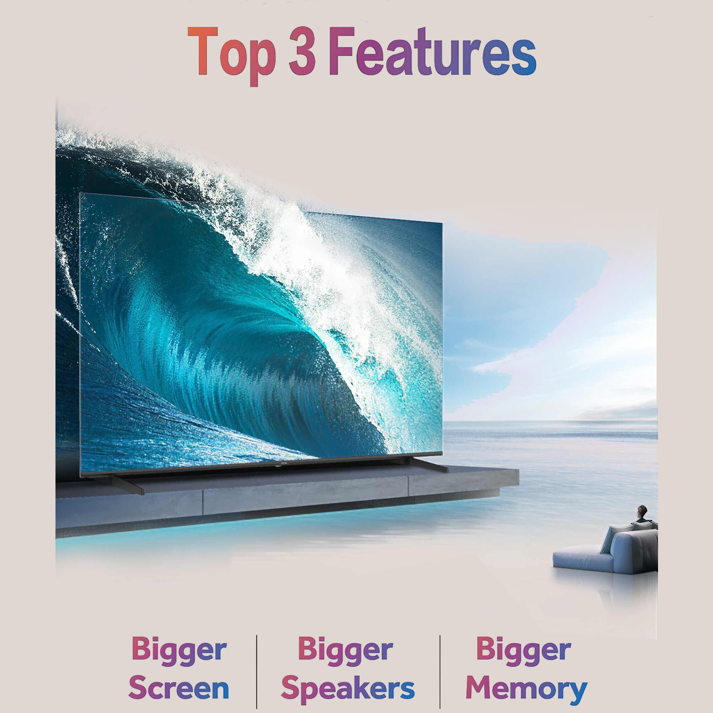 Haier 50" 4K Smart TV (H50K85FUX)
