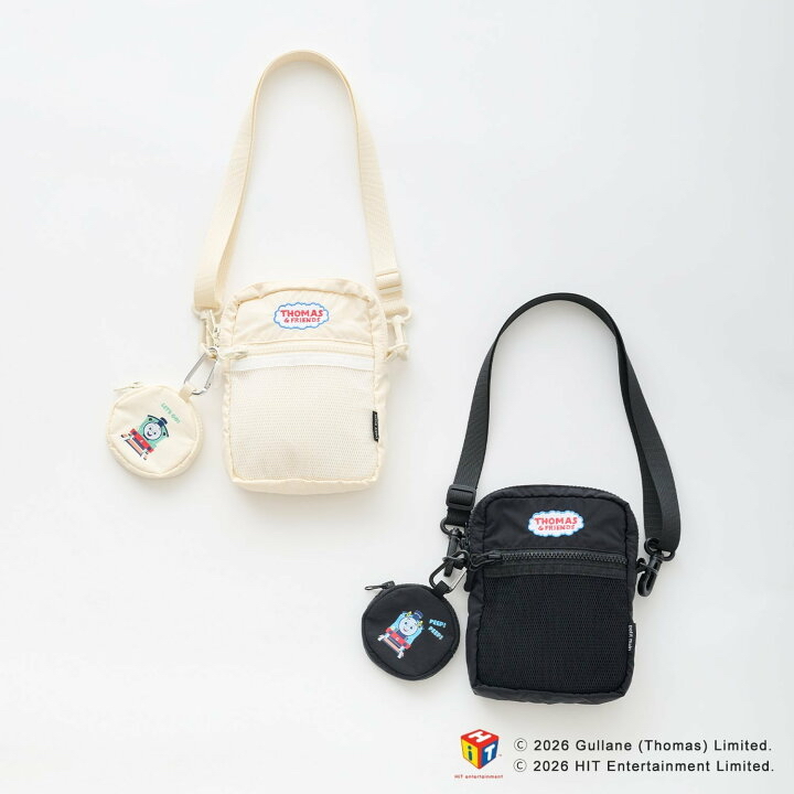 🇯🇵預訂 日本直送🇯🇵Petit Main x Thomas湯瑪士小火車系列兩色標誌刺繡單肩包