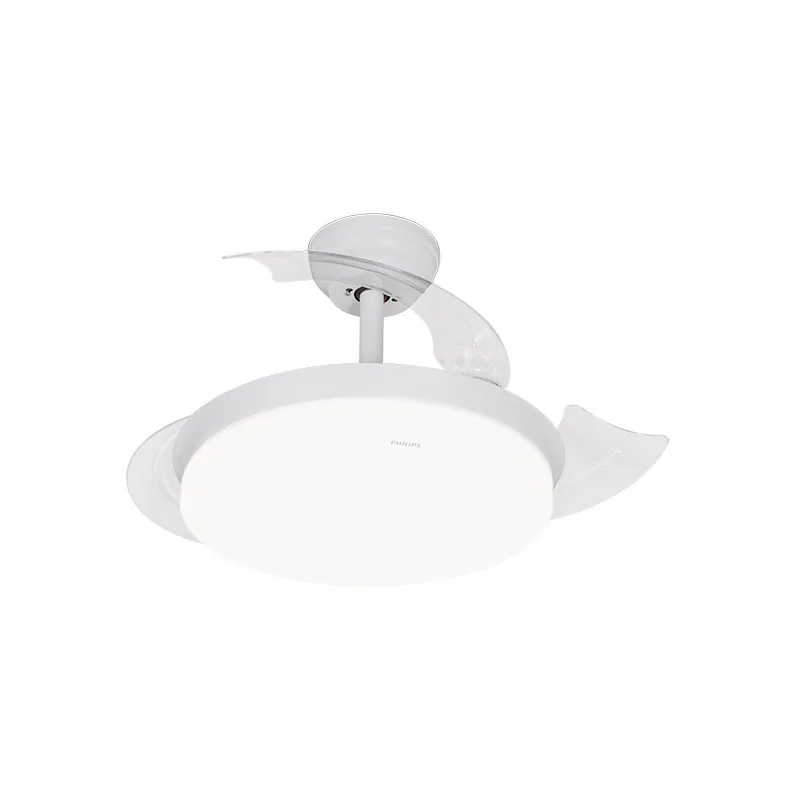 [飛利浦直送 原裝行貨2年保養] 飛利浦 Philips FC510 42吋 DC摩打風扇燈（白色）– 風扇32W + 全光譜LED燈36W 靜音節能 現代簡約設計 Philips FC510 42" DC Motor Ceiling Fan with LED Light (White) – 32W Fan + 36W Full Spectrum Light