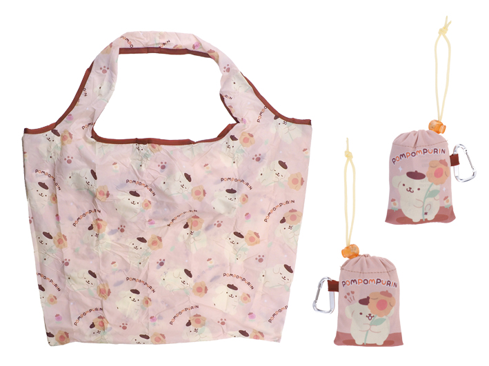 Pompompurin Foldable Shopping Bag 便攜可摺式購物袋 (連爬山扣)