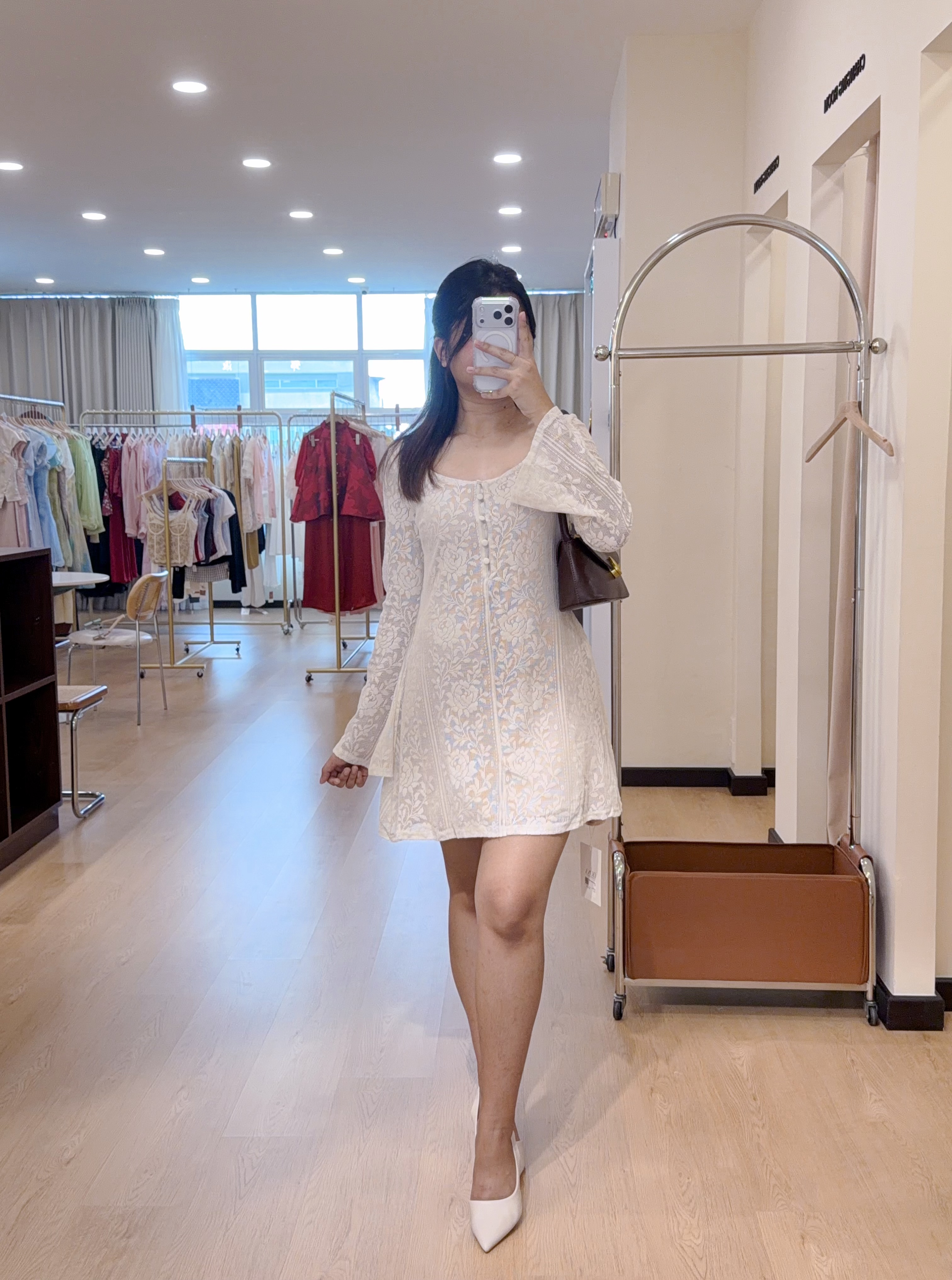 3507C长袖连身短裙