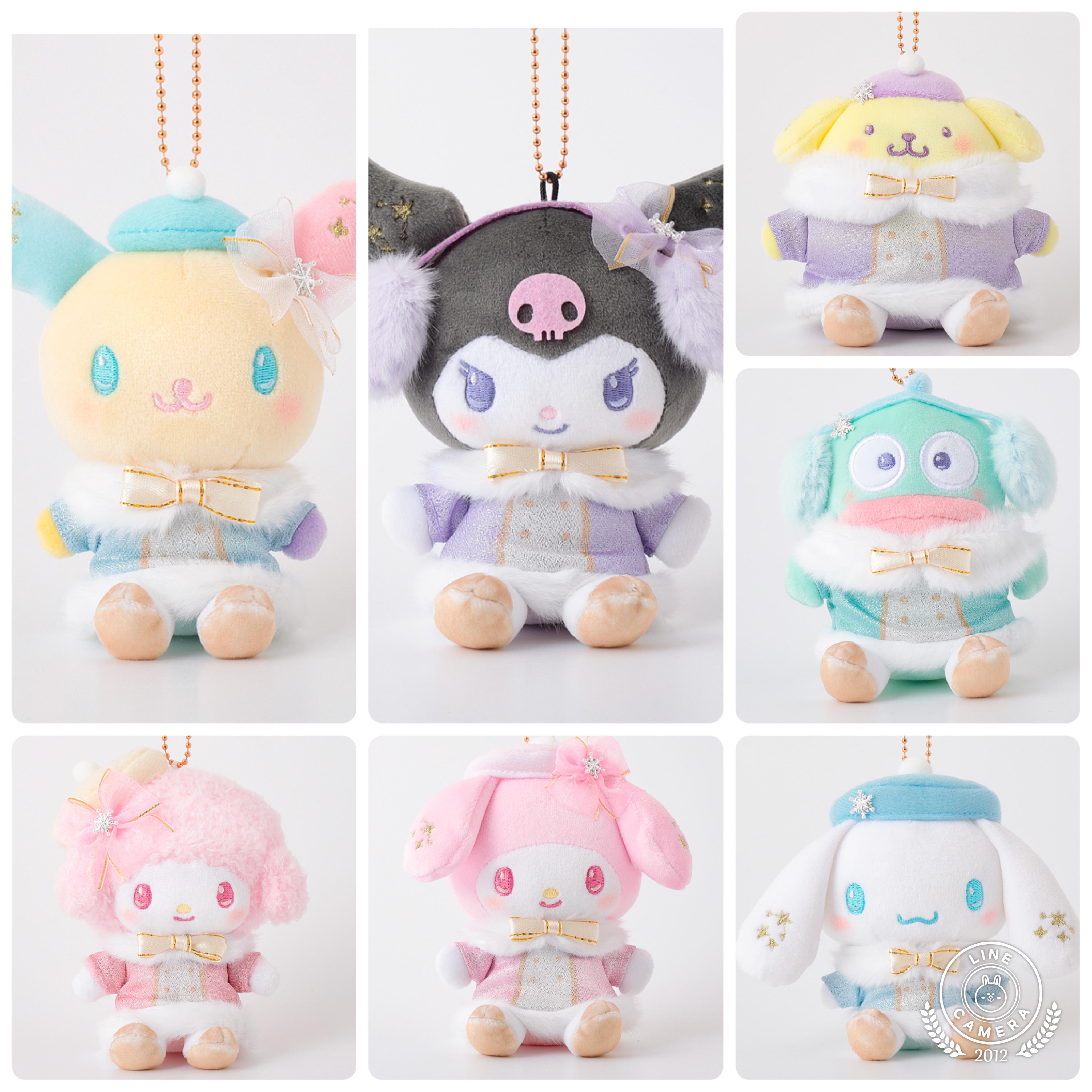 日本直送新到Sanrio限定款雪花系列公仔掛飾