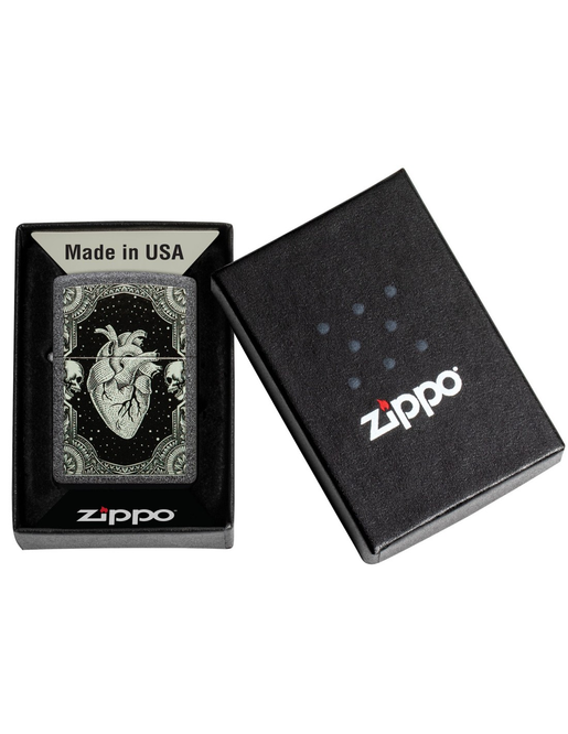 Zippo 48720 Heart Design 防風打火機 | ZIPPO 指定授權經銷商 |美國製造 | 收藏