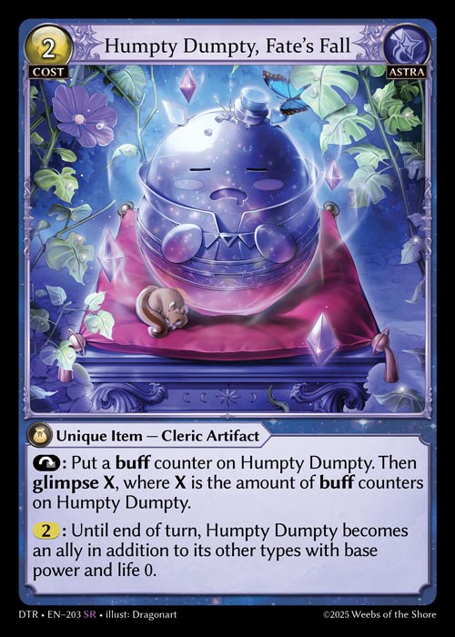 Humpty Dumpty, Fate’s Fall / DTR-203 (SR)