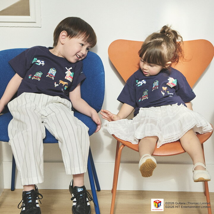 🇯🇵預訂 日本直送🇯🇵Petit Main x Thomas湯瑪士小火車系列四色刺繡短袖T恤