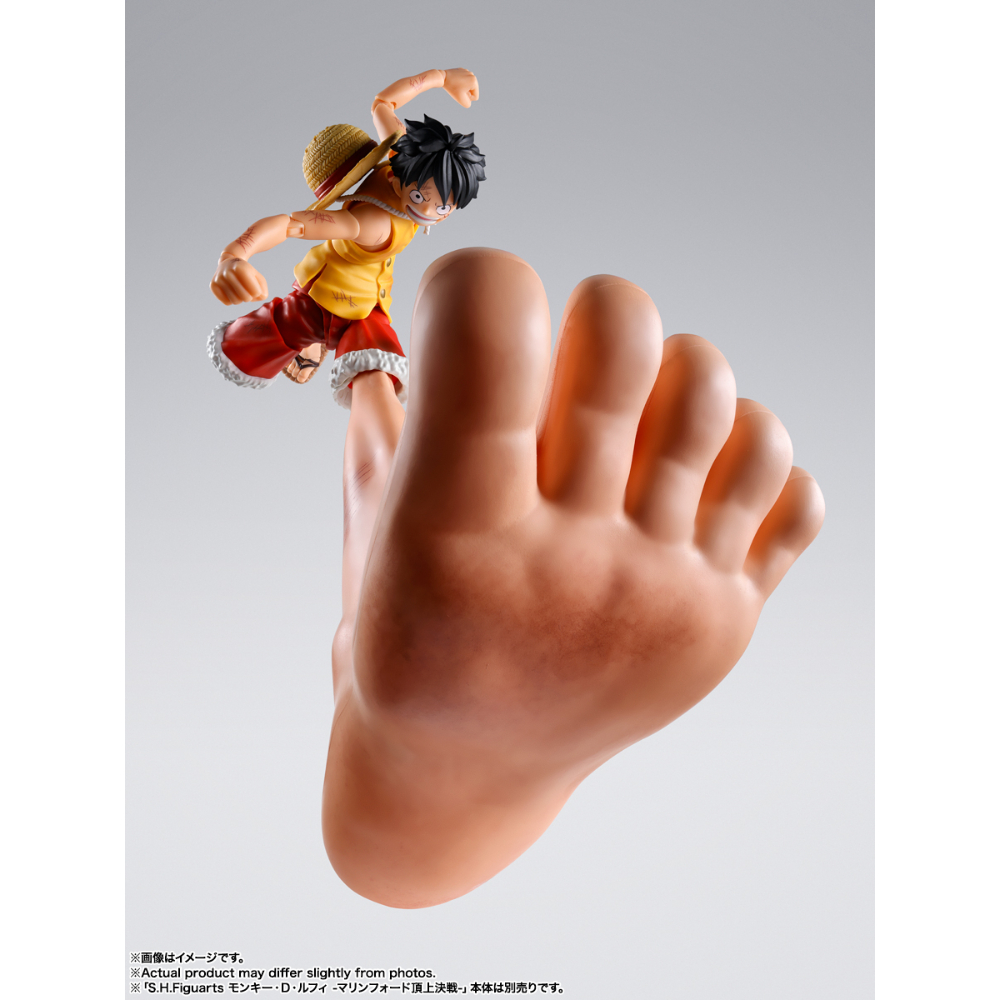 PREORDER SHF One Piece Monkey D Luffy Marineford Gear 3 Option Parts