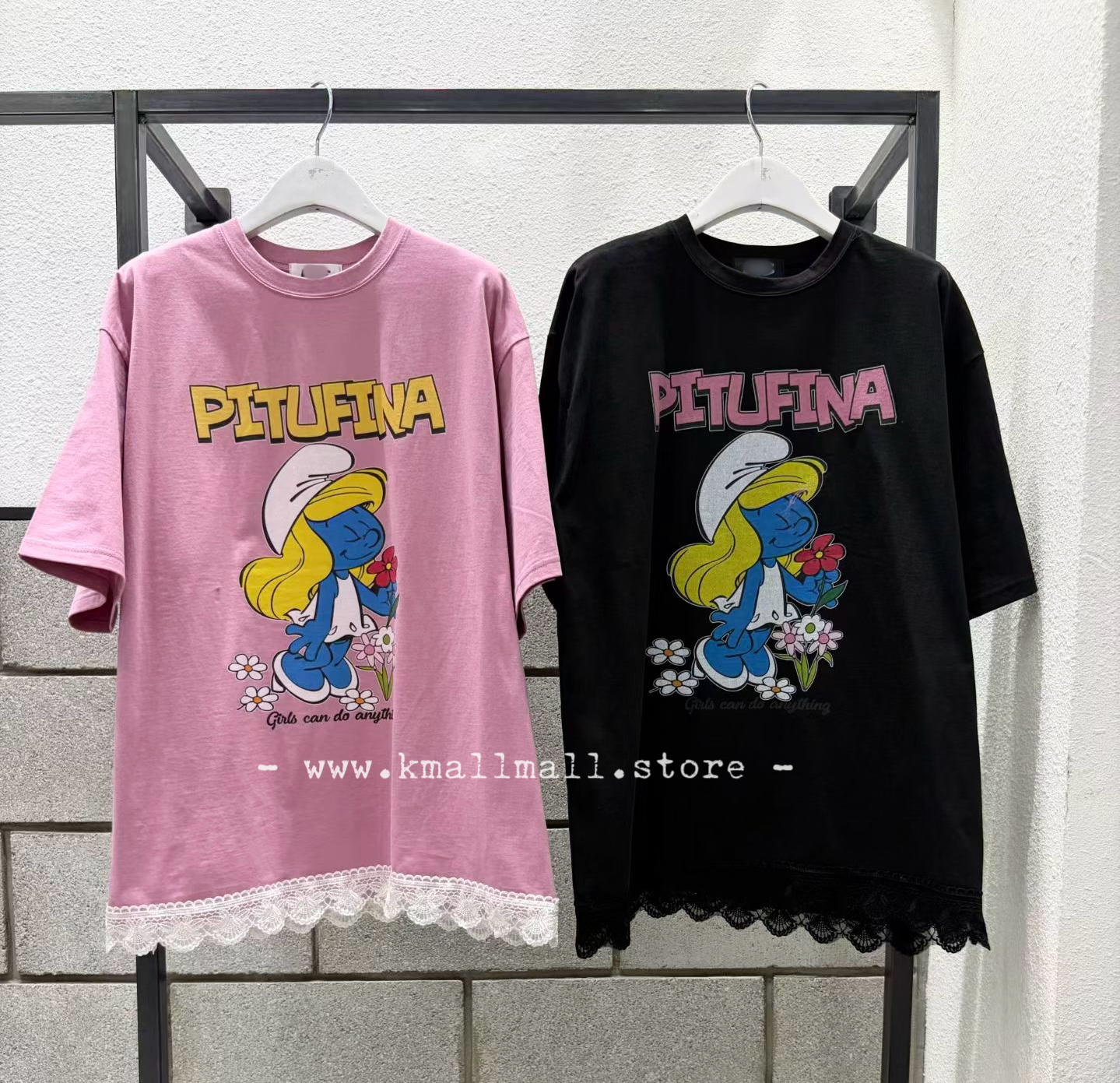 🌼初春優惠🍀 retro卡通LACE Tee