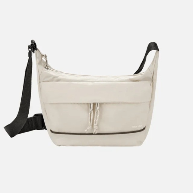 韓國Branden｜防𠝹防水防盗斜揹旅行袋-Light beige