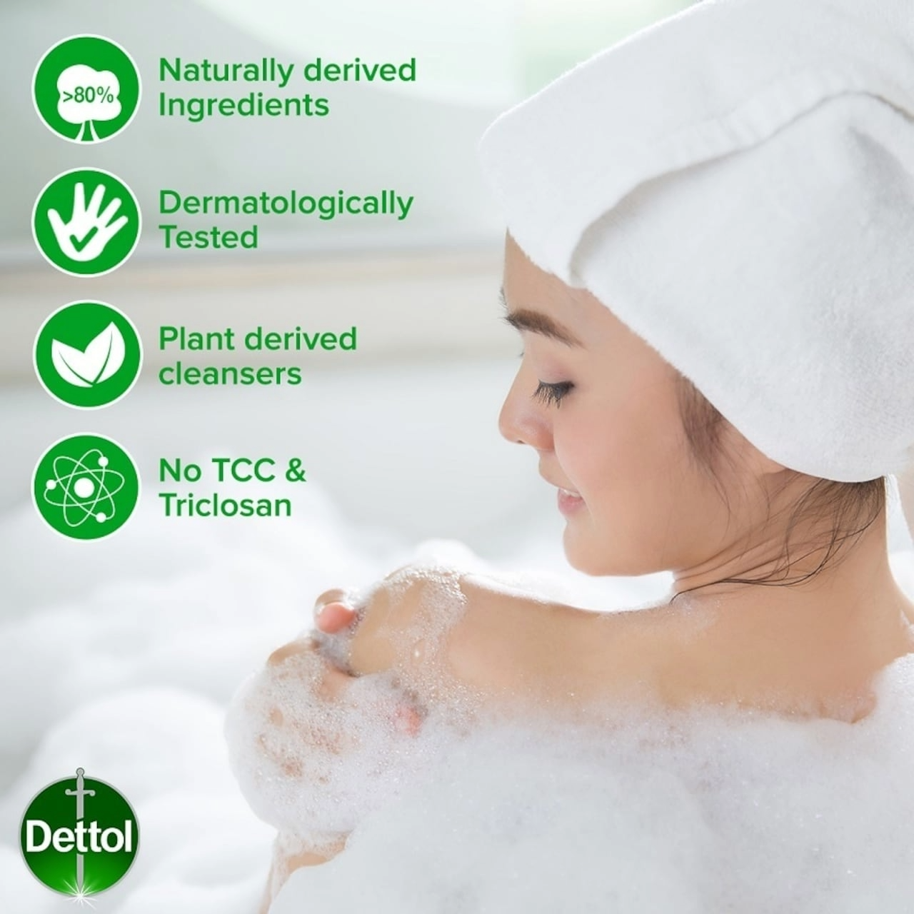 Dettol Bar Soap 100gx4 - Original