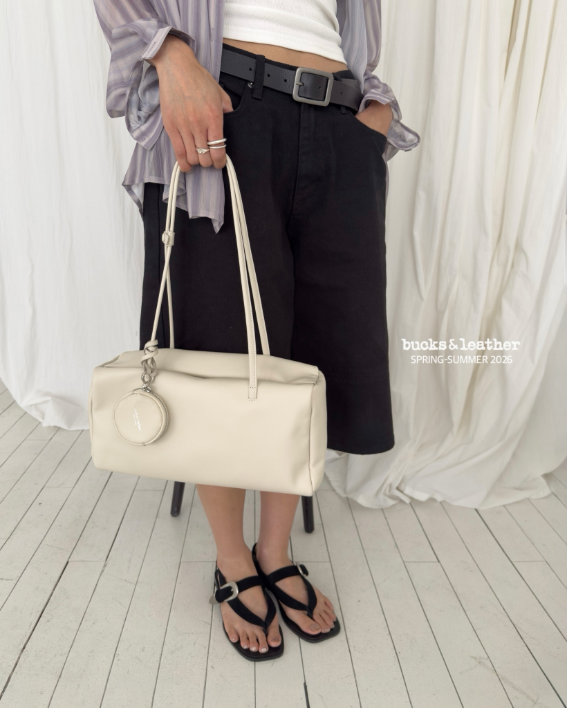 【26SS 】預訂_Brick Shoulder Bag By Bucks & leather
