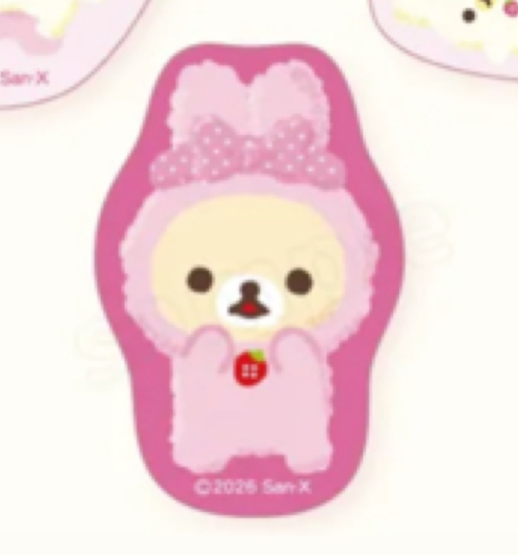 鬆弛熊 白熊POPUP限定 貼紙｜預訂