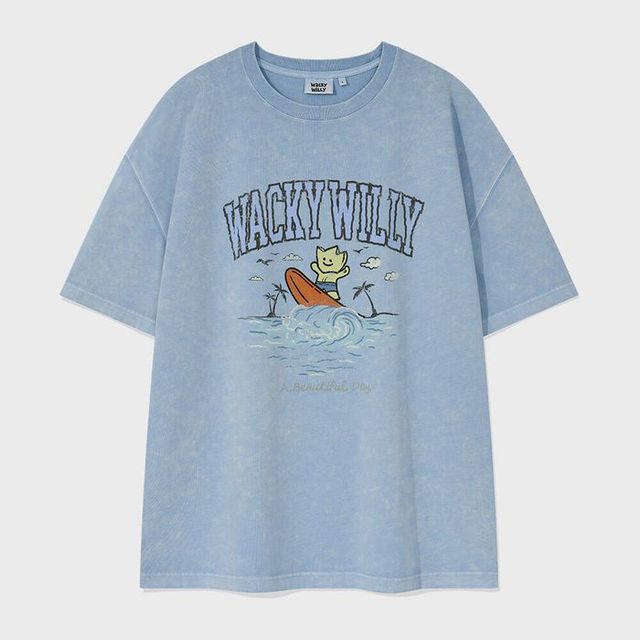 [WACKYWILLY× Lee] Kiki short-sleeved T-shirt (2 COLOR) WACKYWILLY× Lee] Kiki short-sleeved T-shirt (2 COLOR