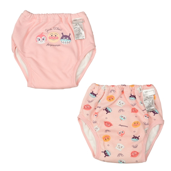 🇯🇵預訂 日本直送🇯🇵麵包超人滿印粉紅色六層學習褲兩件套裝