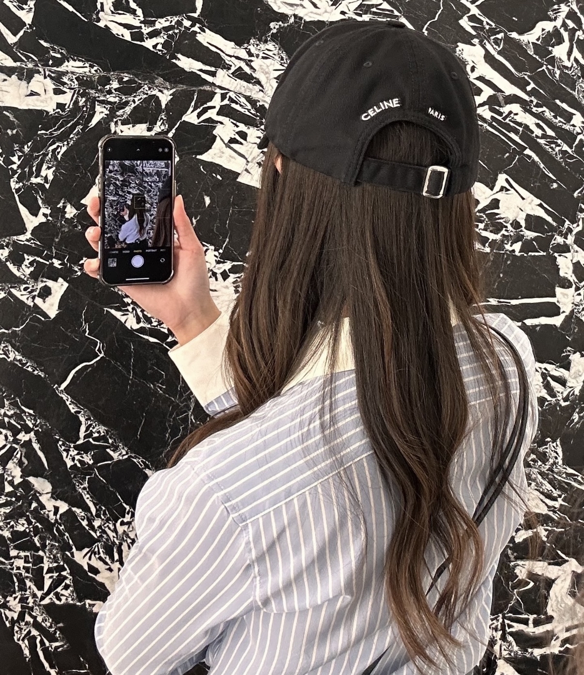 Celine 黑色棒球帽