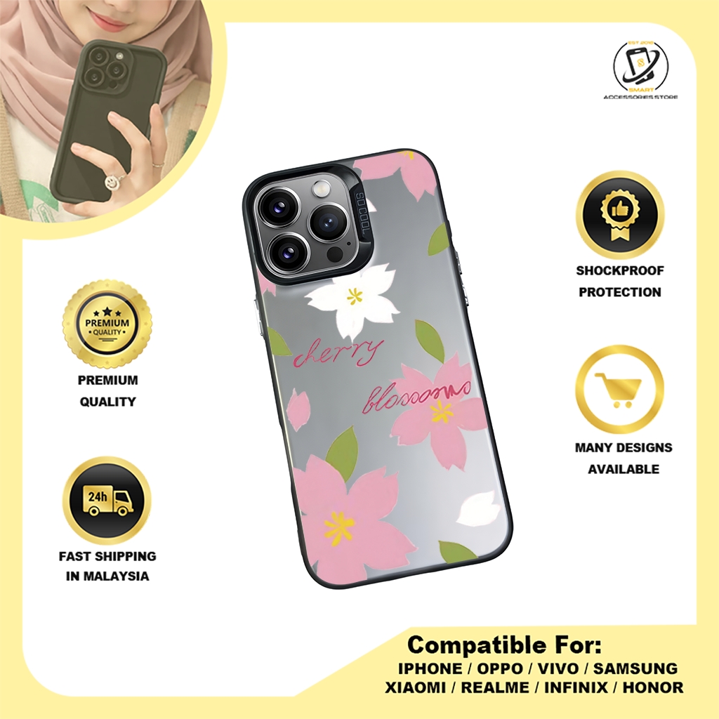 IMD CASE PHONE FOR INFINIX - DESIGN FLOWER J