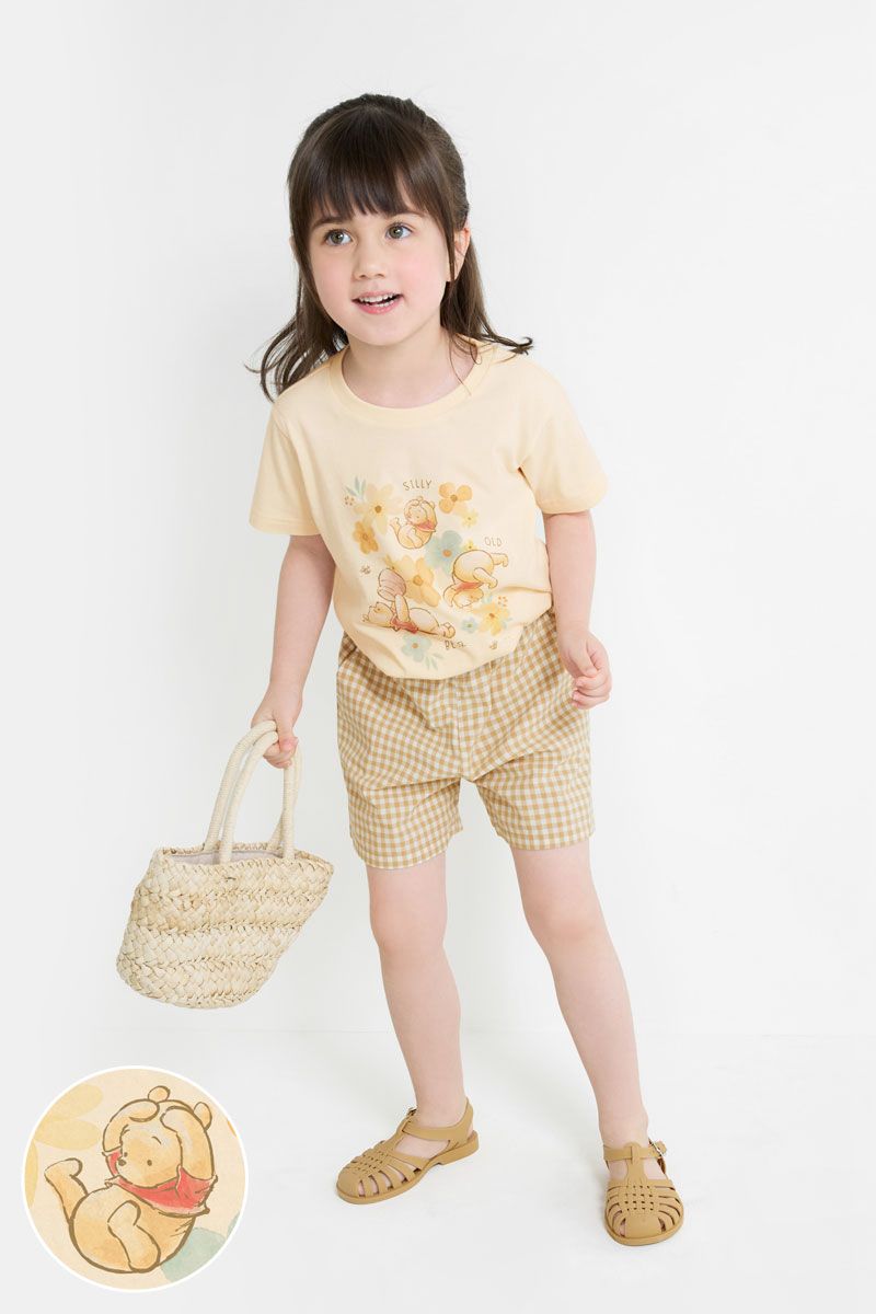 台灣直送-黃Pooh 上衣（貨期3月頭）