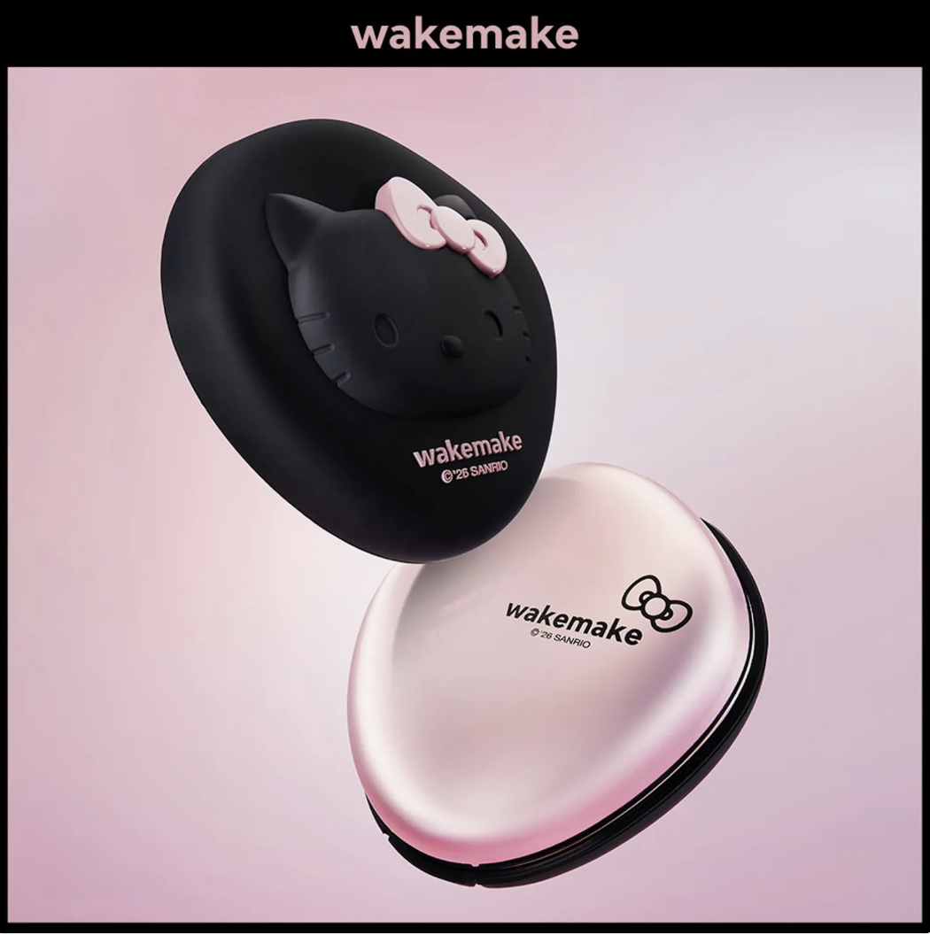 韓國 WAKEMAKE x Hello Kitty 水光亮感貼肌 氣墊霜｜Water Glow Coating Balm