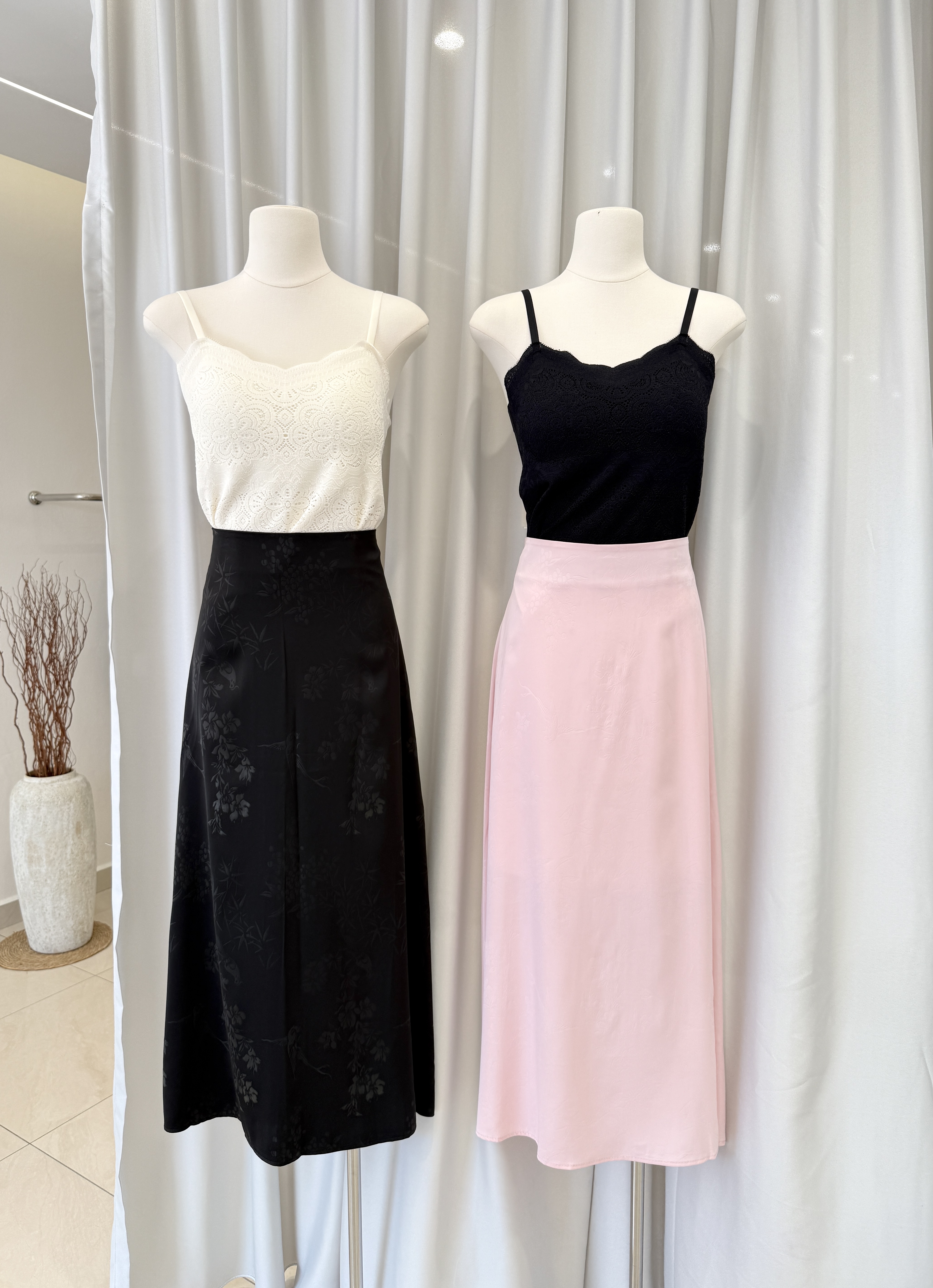 6754 优雅国风提花半身裙