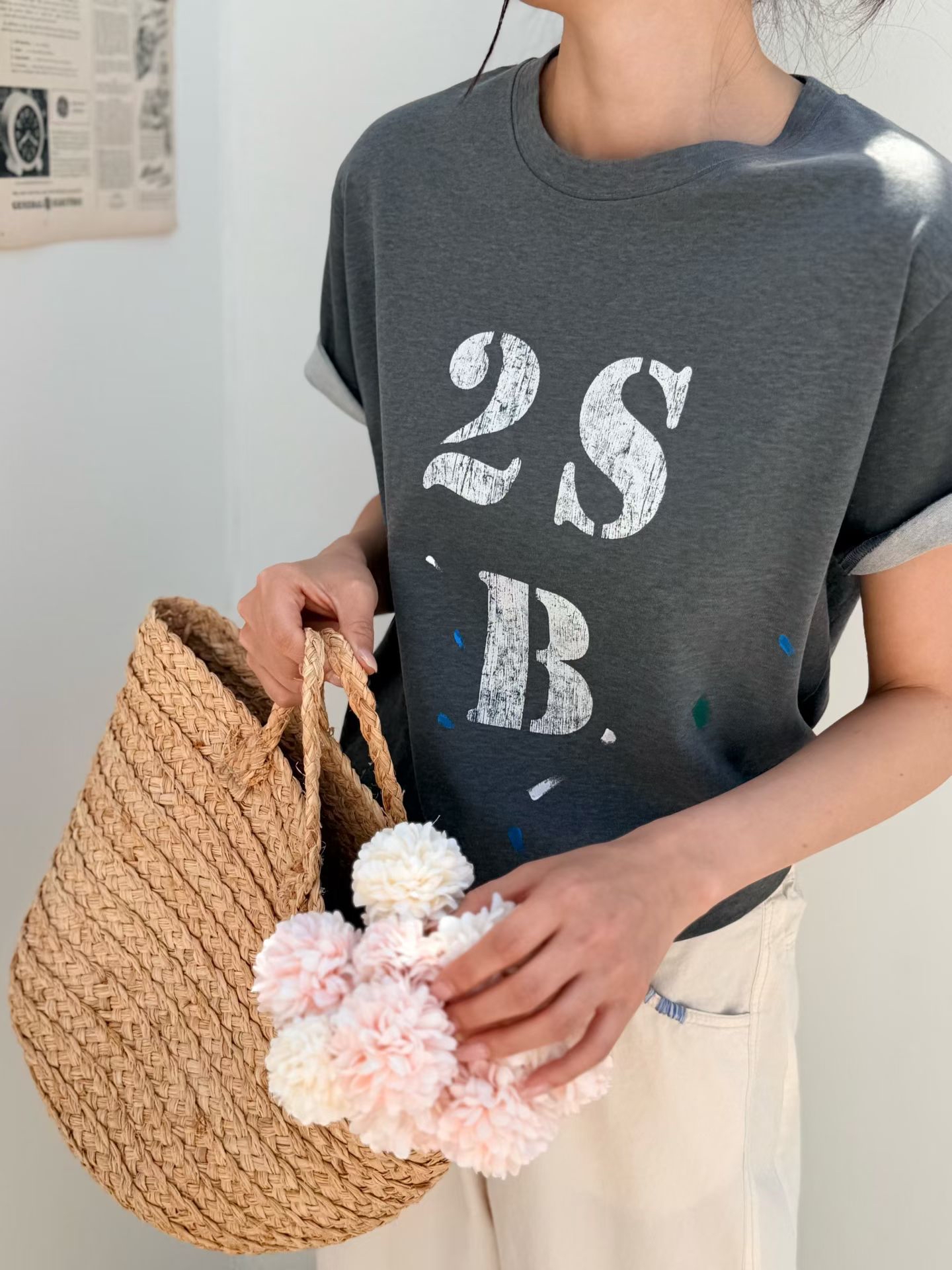 Ink printed tee