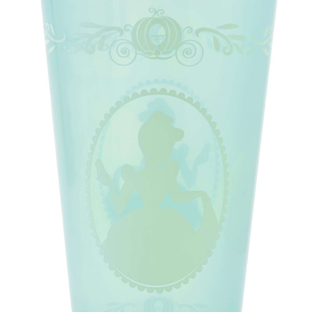🎀【預訂】公主剪影變色吸管杯附吸管蓋 - Cinderella