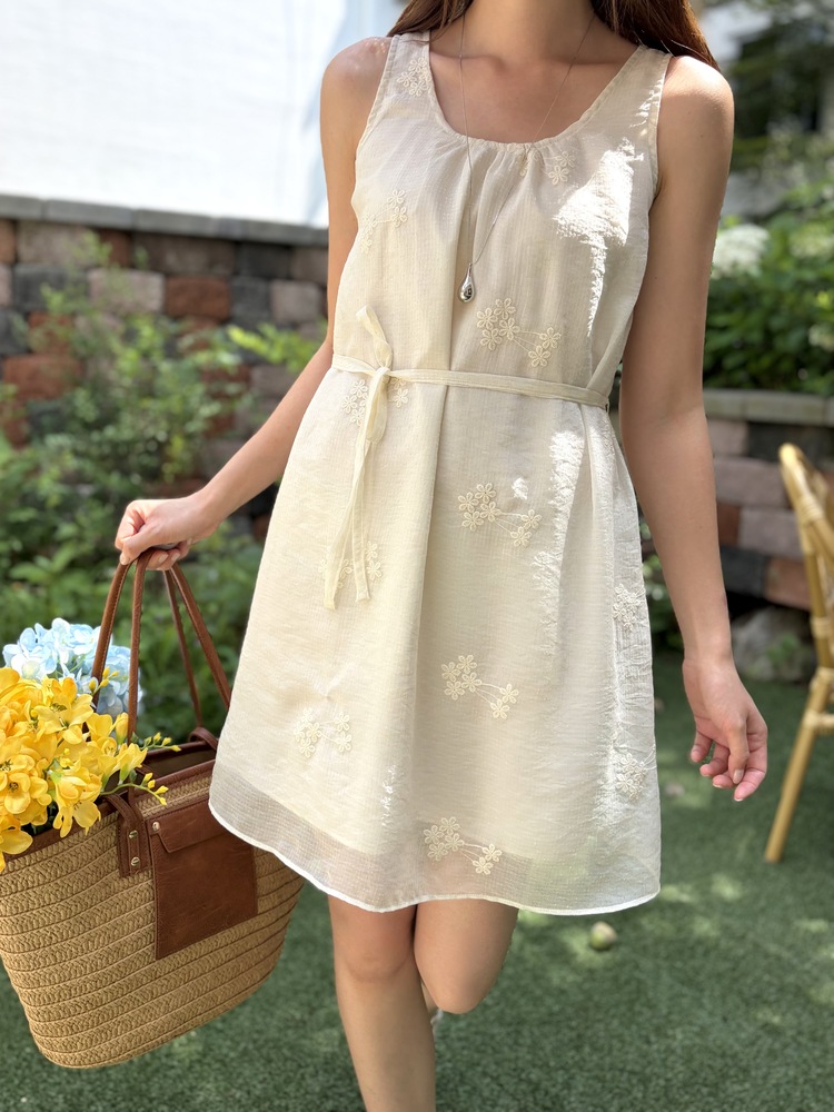 Fleur Embroidered Dress