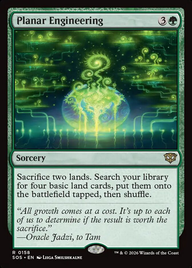 [EN] [Foil] Planar Engineering [SOS-158] R