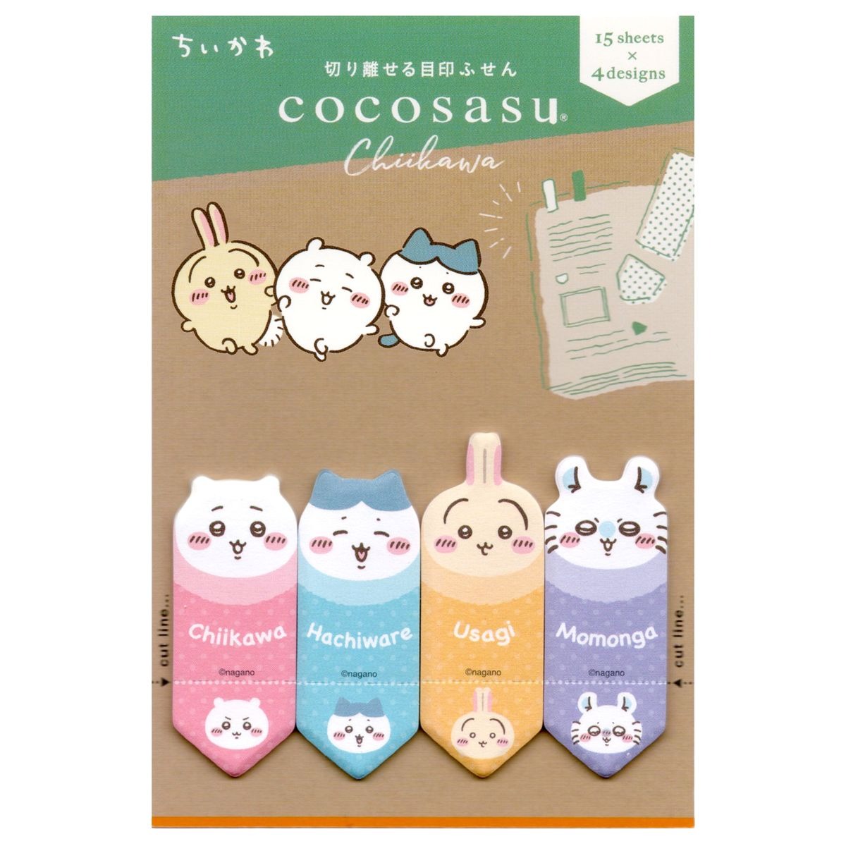 現貨｜Chiikawa ちいかわ 日本製 cocosasu 便利貼 Sicky Notes (CS-213)