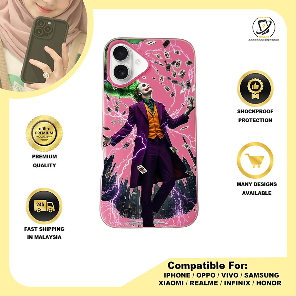 JELLY CASE PHONE FOR IPHONE - DESIGN JOKER A